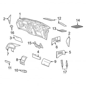 2006 ford f150 interior trim outlet parts