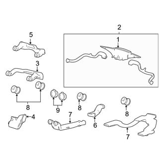 Ford OE - Instrument Panel - Ducts (STX / XL)