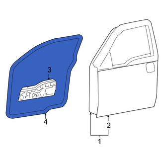 Ford OE - Rear Left Door Seal