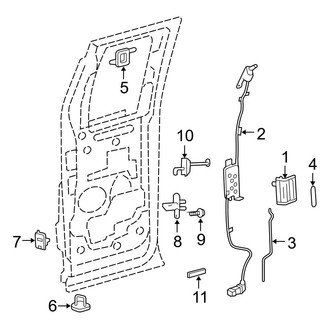Ford OE - Rear Door - Lock & Hardware
