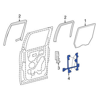 Ford OE - Rear Left Window Regulator
