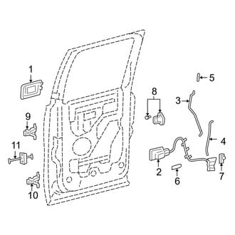 Ford OE - Rear Door - Lock & Hardware