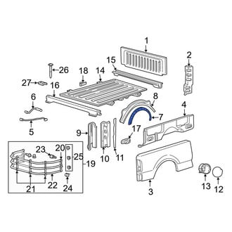 Ford OE - Rear Left Outer Wheel Housing Side Panel