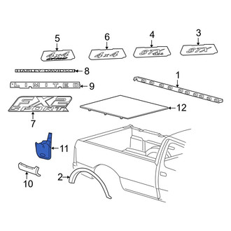 Ford OE - Rear Mud Flap