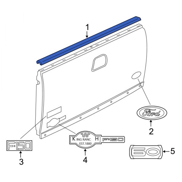 Tailgate Molding