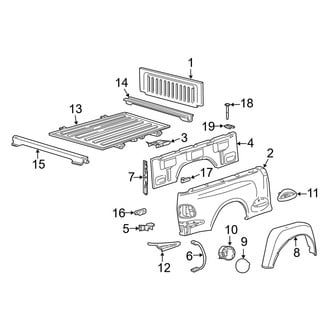 Ford OE - Pick Up Box - Front & Side Panels