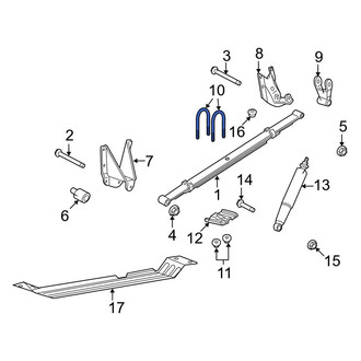 Ford OE - Leaf Spring Bolt