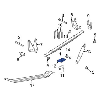 Ford OE - Rear Leaf Spring Plate
