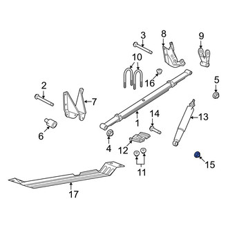 Ford OE - Suspension Shock Absorber Nut