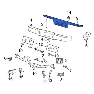 Ford OE - Rear Bumper Step Pad
