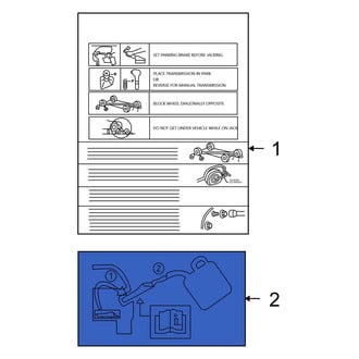 Ford OE - Fuel Information Label