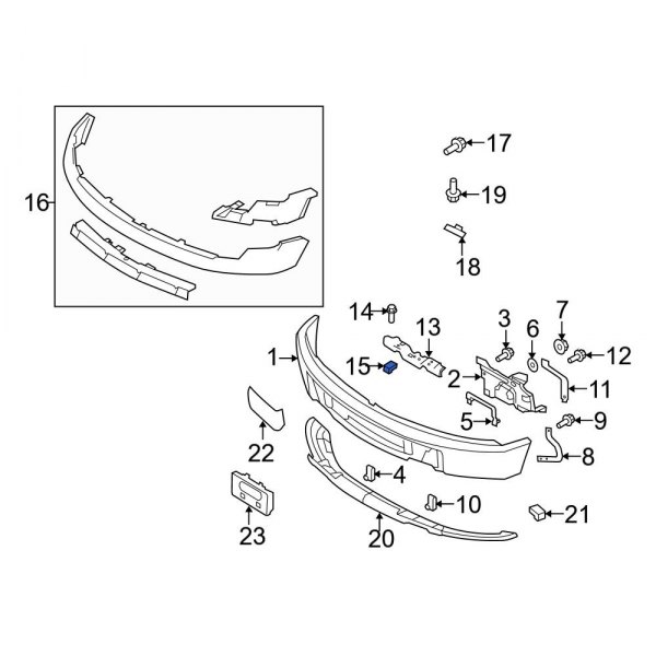 Bumper Cover Retainer