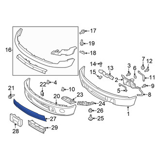 Ford OE - Front Lower Grille