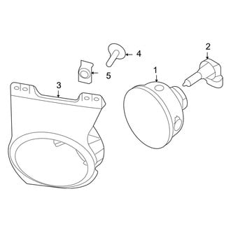 Ford OE - Front Lamps - Fog Lamps (FX2 / FX4 / Harley-Davidson Edition / King Ranch / Lariat / Platinum / STX / XL / XLT)
