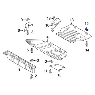 Ford OE - Drive Shaft Center Support Nut