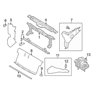 Ford OE - Radiator Support