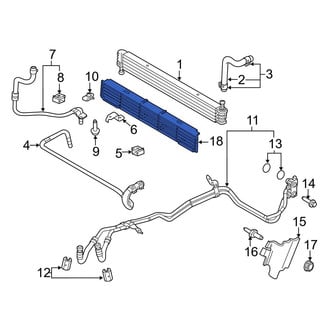 Ford OE - Left Radiator Support Air Deflector