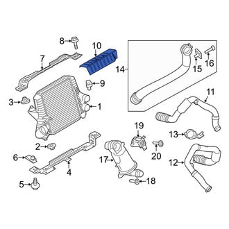 Ford OE - Right Radiator Support Air Deflector