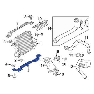 Ford OE - Lower Intercooler Bracket