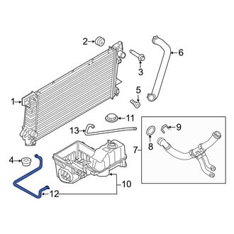 Ford OE - Engine Coolant Overflow Hose