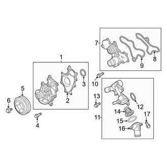 Ford OE - Cooling - Water Pump (3.7L)