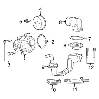Ford OE - Cooling - Water Pump (4.6L)