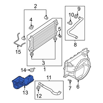 Ford OE - Lower Air Filter Housing