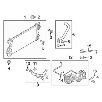 Ford OE - Cooling - Radiator & Components (5.0L)