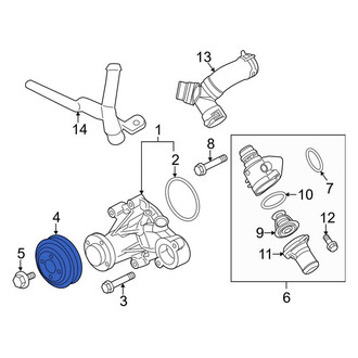 Ford OE - Engine Water Pump Pulley