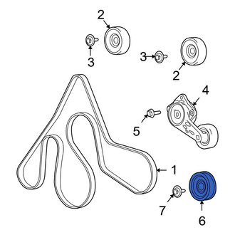 Ford OE - Accessory Drive Belt Idler Pulley