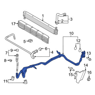 Ford OE - Automatic Transmission Oil Cooler Hose