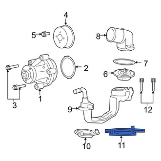Ford OE - Left Engine Coolant Thermostat Housing Gasket