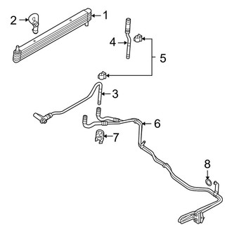 Ford OE - Cooling - Trans Oil Cooler (FX2 / FX4 / Harley-Davidson Edition / King Ranch / Lariat / Platinum / XL / XLT 5.4L 6-Speed)