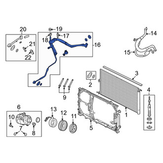 Ford OE - A/C Refrigerant Hose