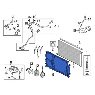 Ford OE - A/C Condenser Mount
