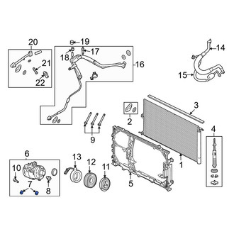 Ford OE - A/C Compressor Bolt Sleeve