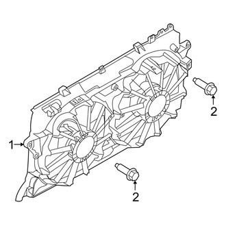 Ford OE - Cooling Fan (Harley-Davidson Edition / Lariat / Platinum 6.2L)