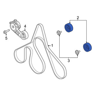 Ford OE - Accessory Drive Belt Idler Pulley