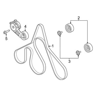 Ford OE - Cooling - Belts & Pulleys (Harley-Davidson Edition / Lariat / Platinum 6.2L)