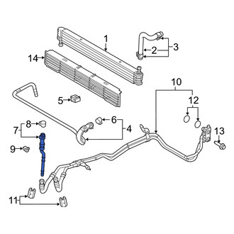 Ford OE - Automatic Transmission Oil Cooler Hose