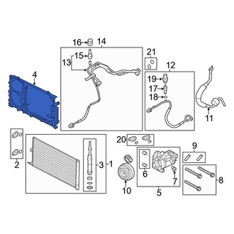Ford OE - A/C Condenser Mount