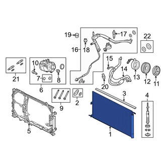 Ford OE - A/C Condenser