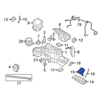 Ford OE - Instrument Panel Air Duct