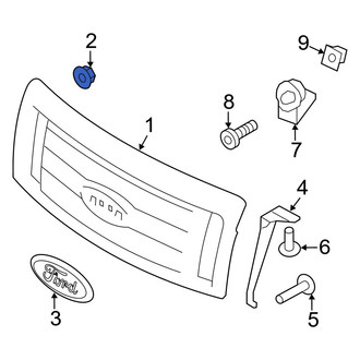 Ford OE - Grille Nut