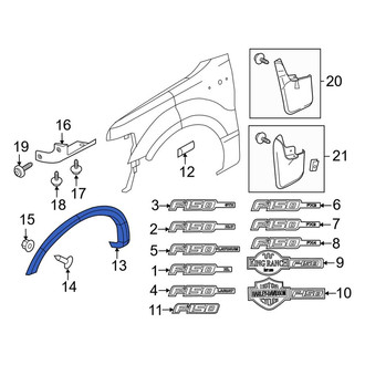Ford OE - Front Left Fender Flare