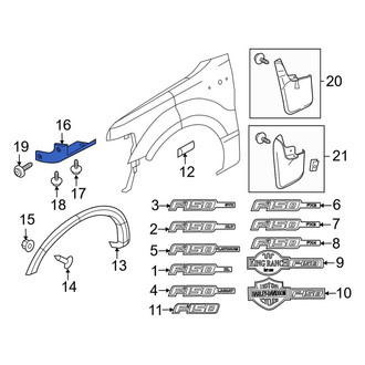 Ford OE - Front Left Mud Guard