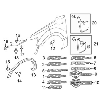 Ford OE - Fender - Exterior Trim