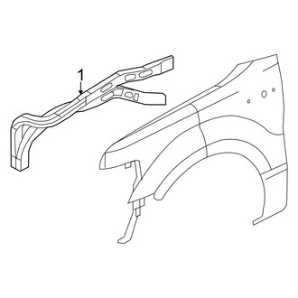 Ford OE - Fender - Inner Components (FX2 / FX4 / Harley-Davidson Edition / King Ranch / Lariat / Platinum / STX / XL / XLT)