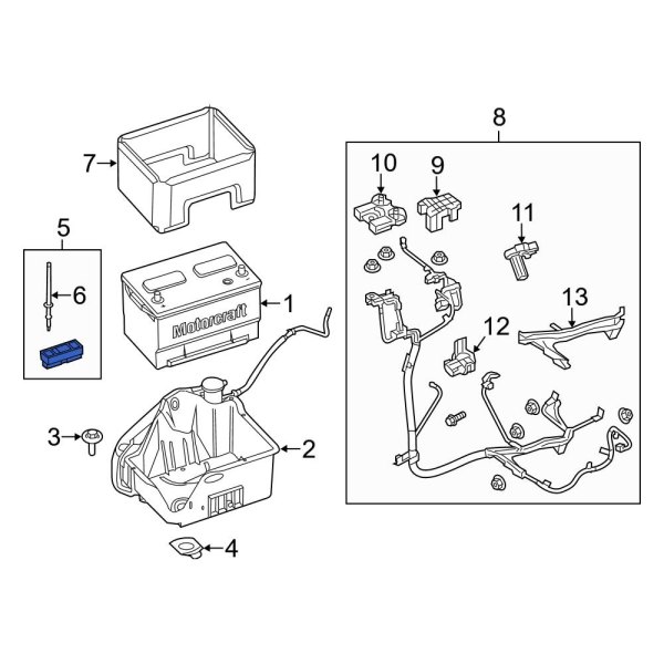 Battery Hold Down