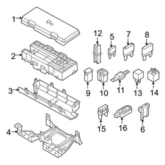Ford OE - Electrical - Fuse & Relay (Engine Compartment)